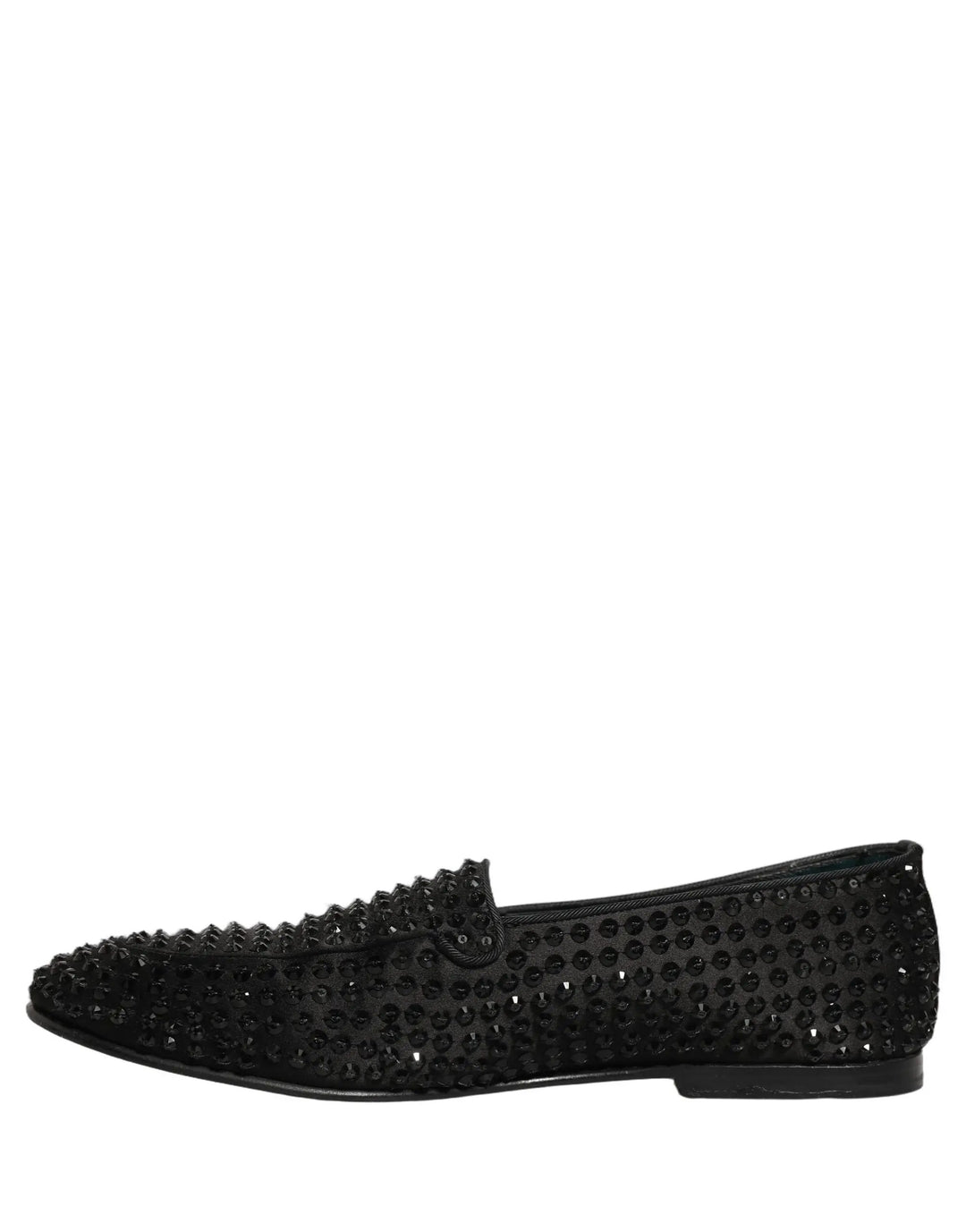 Dolce &amp; Gabbana Sample Sale | Dolce &amp; Gabbana Black Rhinestone Embellished Loafers Shoes - | Designer outlet