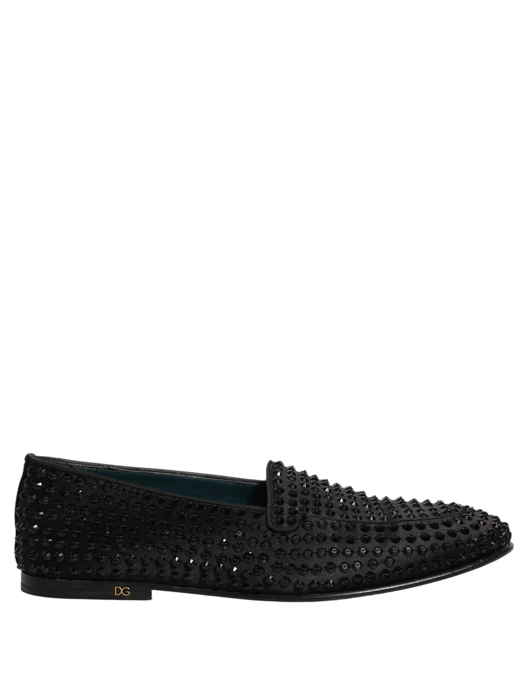 Dolce & Gabbana Sample Sale | Dolce & Gabbana Black Rhinestone Embellished Loafers Shoes - | Designer outlet