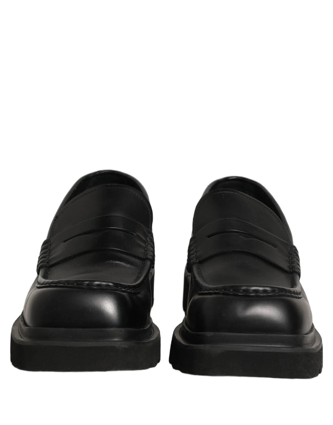 Dolce &amp; Gabbana Sample Sale | Dolce &amp; Gabbana Black Calfskin Leather Men Dress Loafer Shoes - | Designer outlet