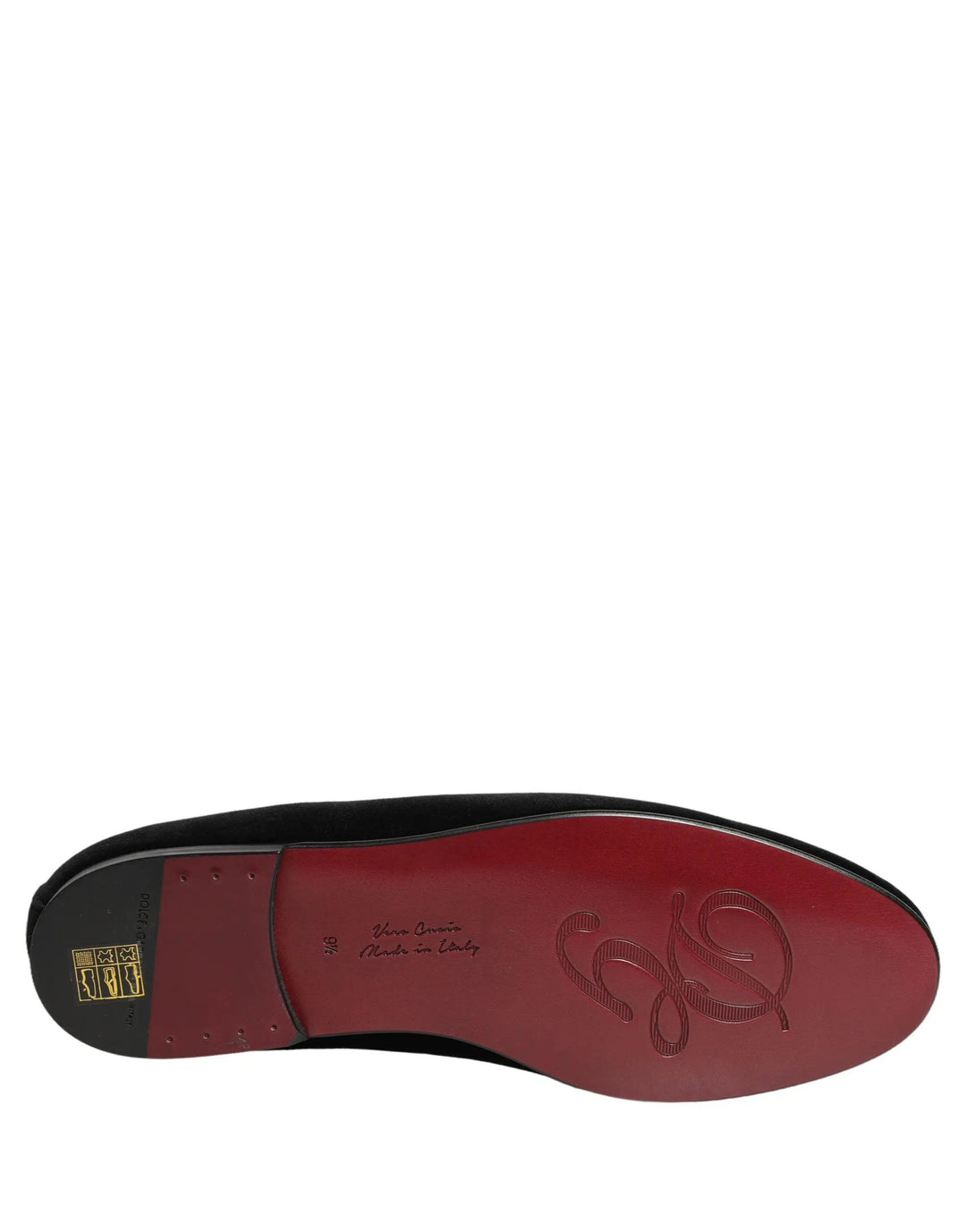 Dolce &amp; Gabbana Sample Sale | Dolce &amp; Gabbana Black Crown Embellished Dress Loafers Shoes - | Designer outlet