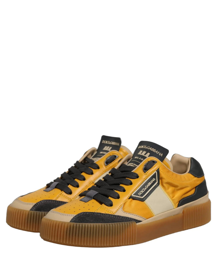 Dolce &amp; Gabbana Sample Sale | Dolce &amp; Gabbana Multicolor MIAMI Low Top Men Sneakers Shoes - | Designer outlet