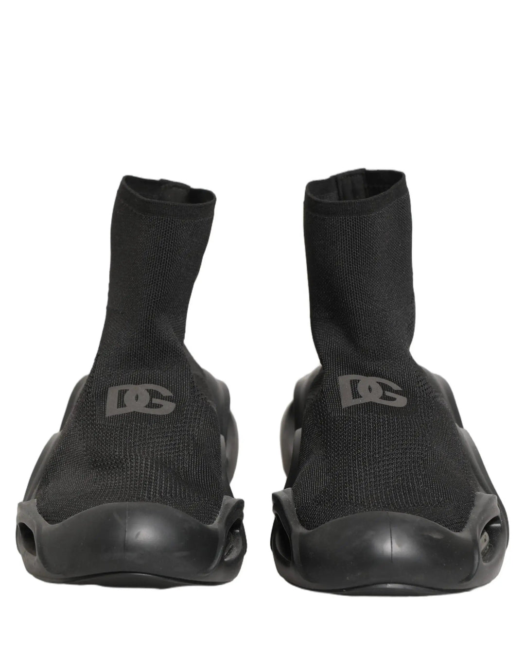Dolce &amp; Gabbana Sample Sale | Dolce &amp; Gabbana Black Slip On Wave Socks Men Sneakers Shoes - | Designer outlet