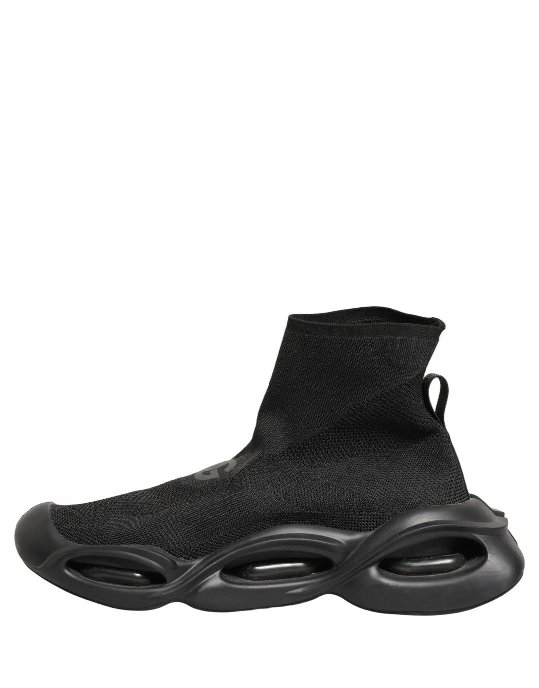 Dolce &amp; Gabbana Sample Sale | Dolce &amp; Gabbana Black Slip On Wave Socks Men Sneakers Shoes - | Designer outlet