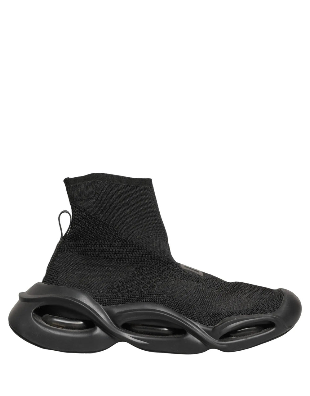 Dolce & Gabbana Sample Sale | Dolce & Gabbana Black Slip On Wave Socks Men Sneakers Shoes - | Designer outlet