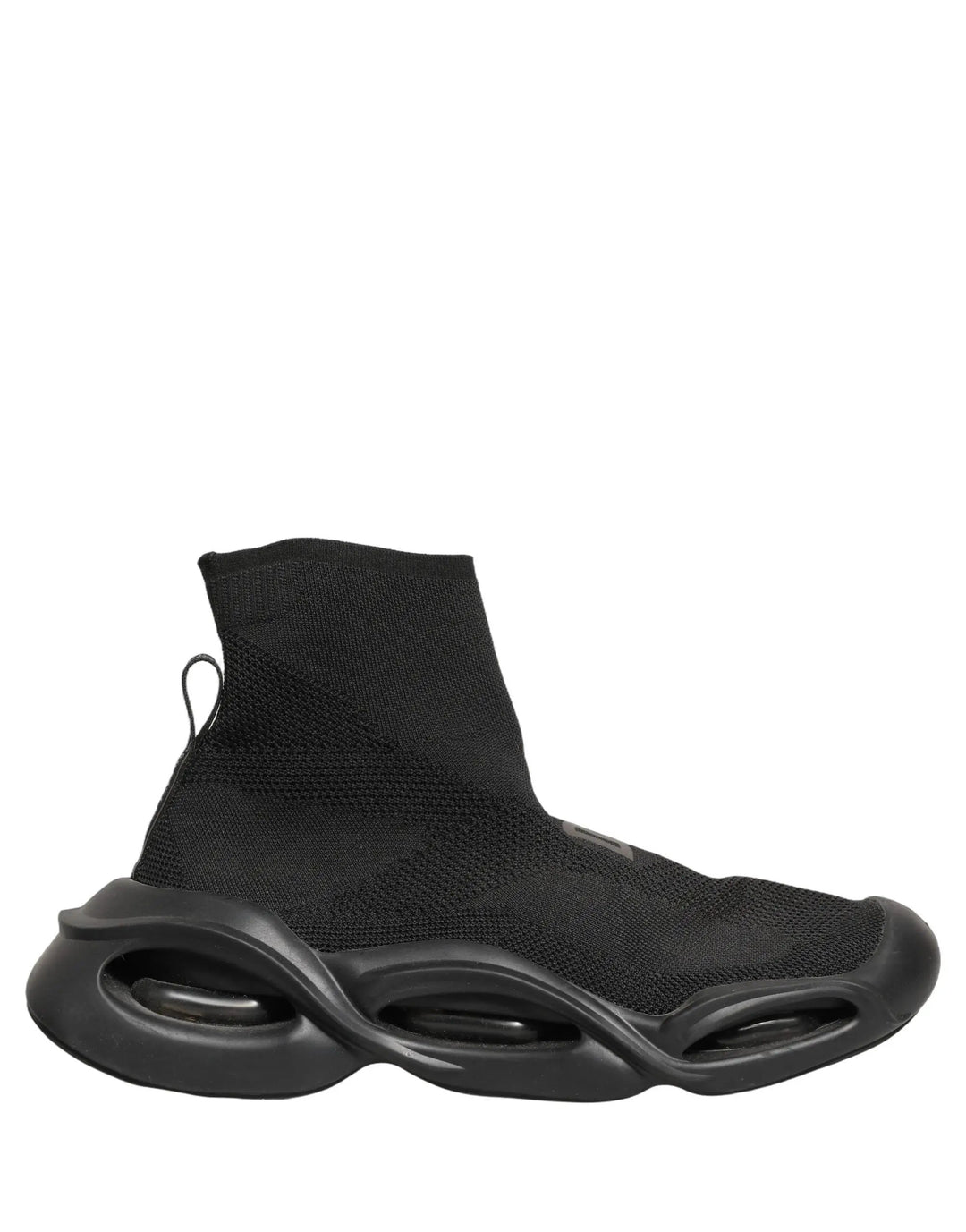 Dolce &amp; Gabbana Sample Sale | Dolce &amp; Gabbana Black Slip On Wave Socks Men Sneakers Shoes - | Designer outlet