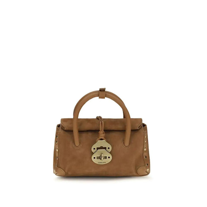 Zanellato Sample Sale | Zanellato Brown Calf Leather Bos Taurus Shoulder Bag - | Designer outlet