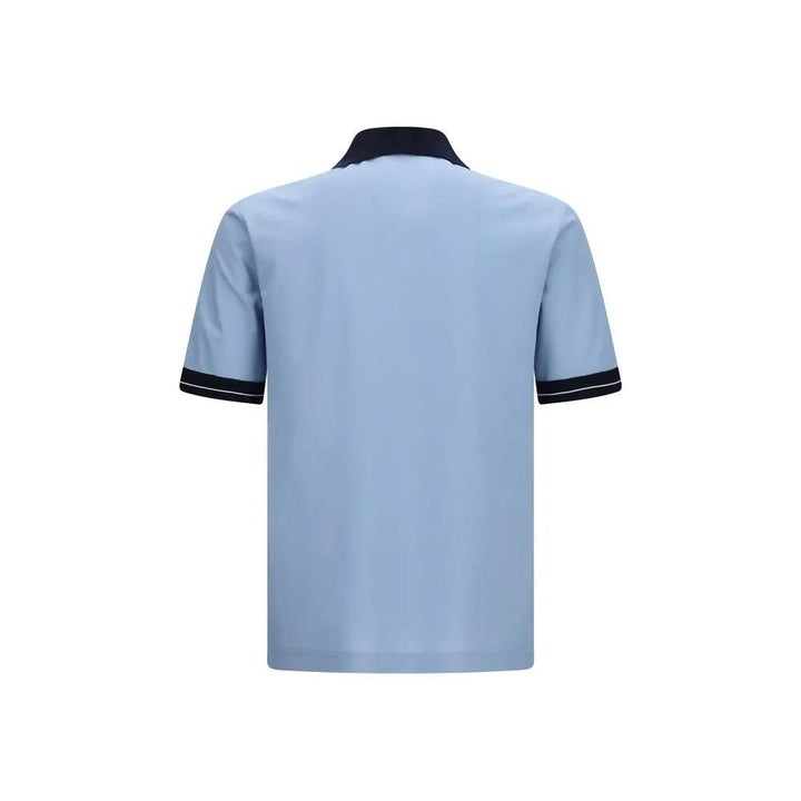 Ferragamo Sample Sale | Ferragamo Blue Cotton Polo Shirt - | Designer outlet