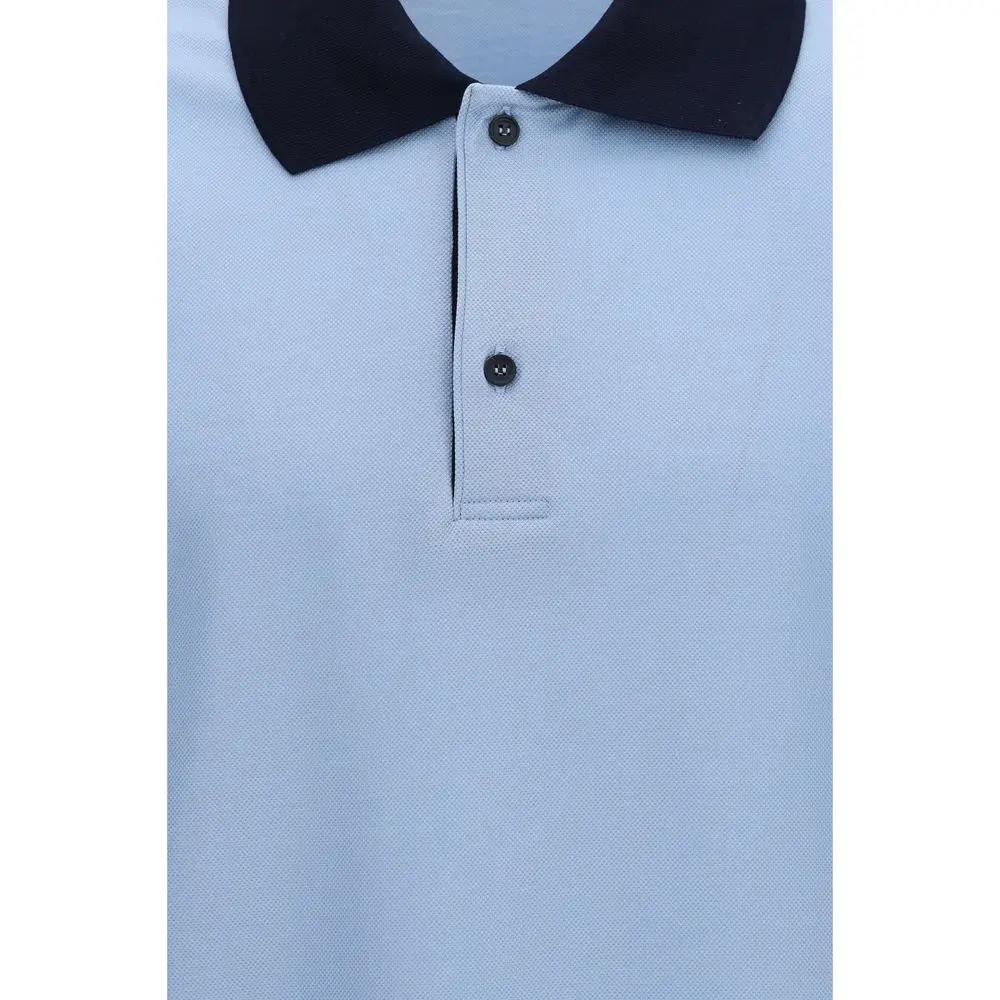 Ferragamo Sample Sale | Ferragamo Blue Cotton Polo Shirt - | Designer outlet