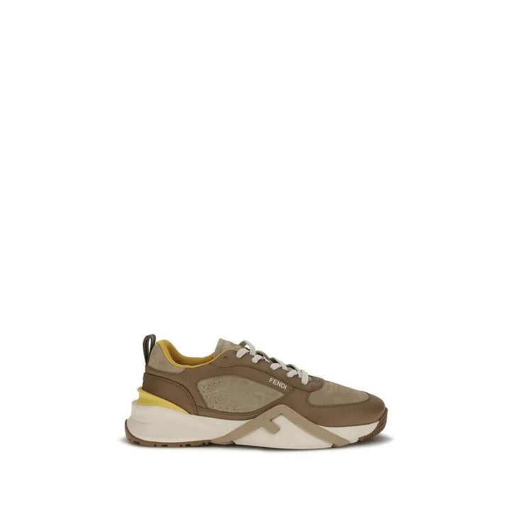 Fendi Sample Sale | Fendi Multicolor Calf Leather Bos Taurus Athletic Sneakers - | Designer outlet