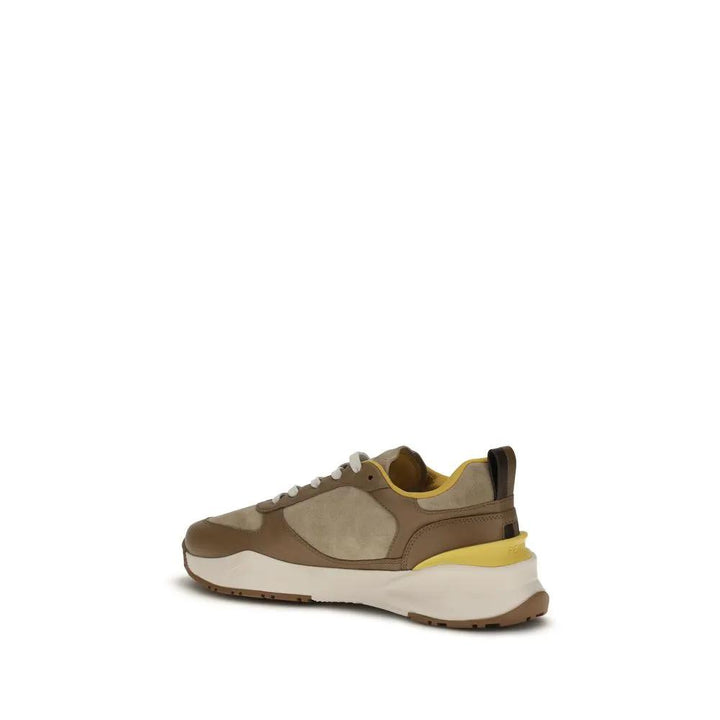 Fendi Sample Sale | Fendi Multicolor Calf Leather Bos Taurus Athletic Sneakers - | Designer outlet
