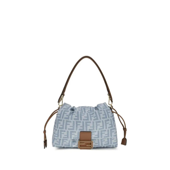 Fendi Sample Sale | Fendi Blue Cotton Shoulder Bag - | Designer outlet