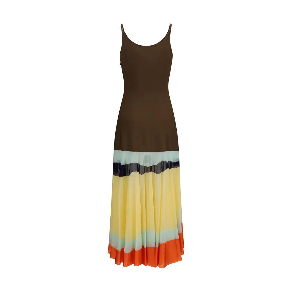 Fendi Sample Sale | Fendi Multicolor Viscose Casual Dress - | Designer outlet