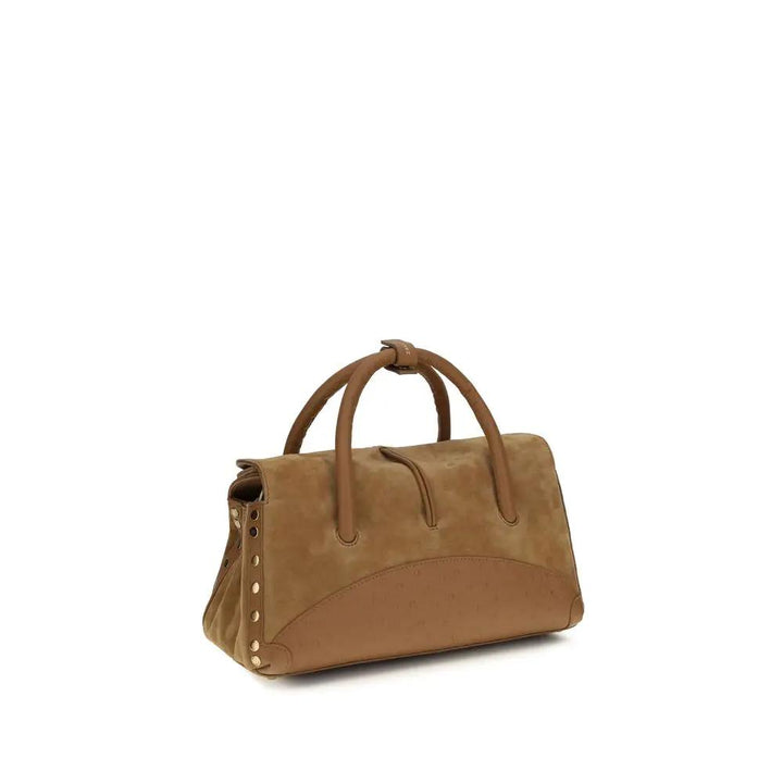 Zanellato Sample Sale | Zanellato Brown Calf Leather Bos Taurus Shoulder Bag - | Designer outlet