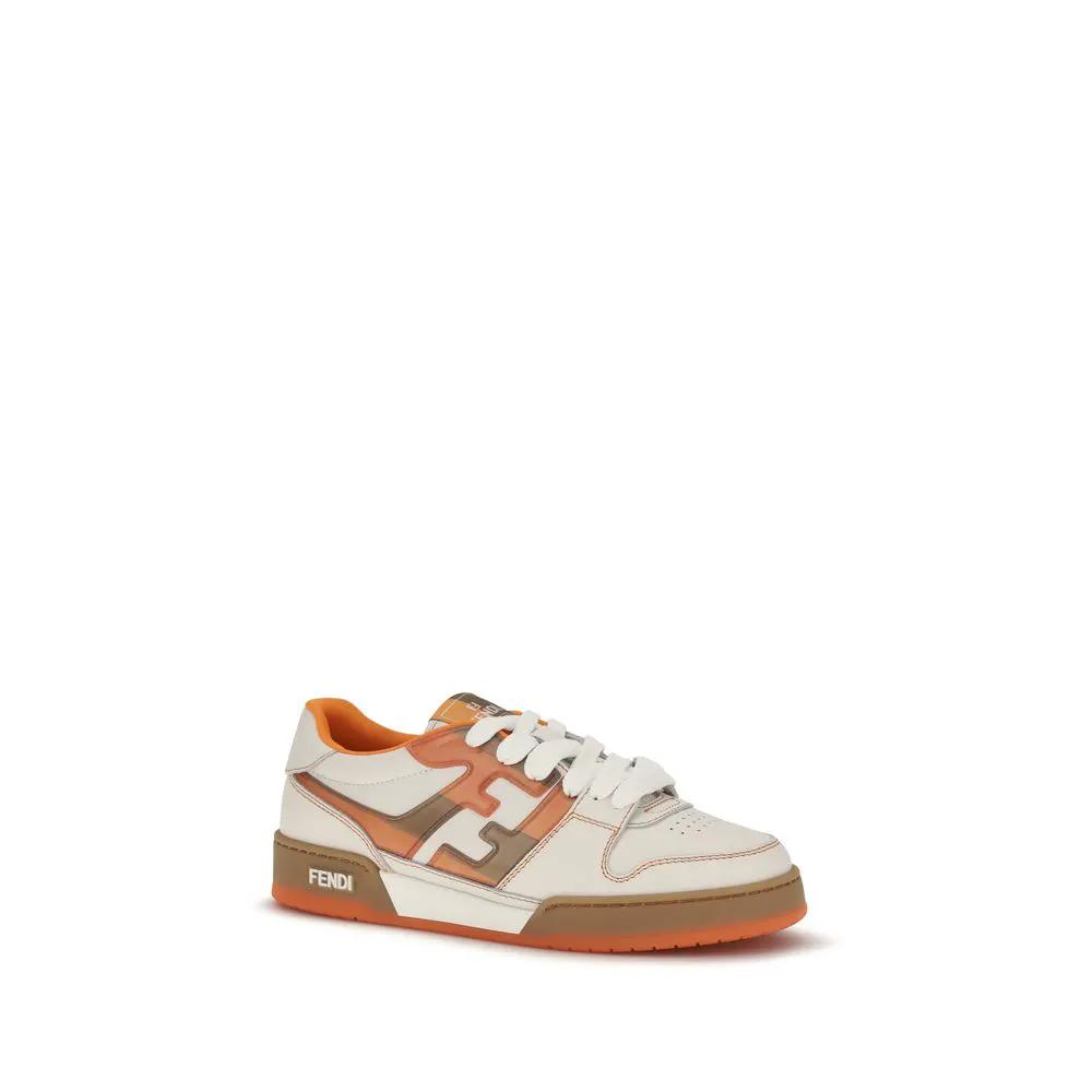 Fendi Sample Sale | Fendi Multicolor Leather Athletic Sneakers - | Designer outlet