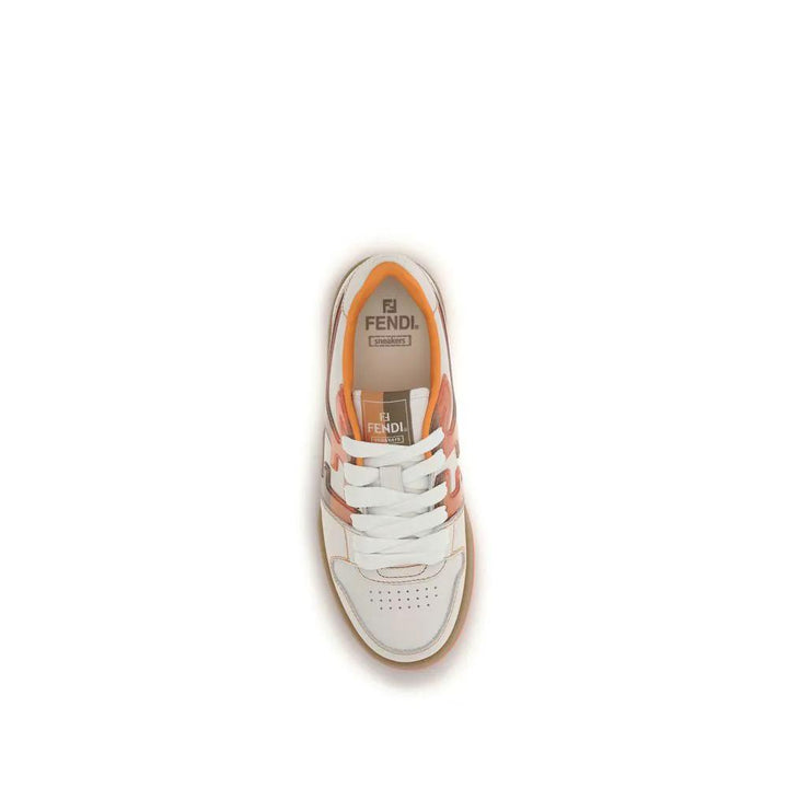 Fendi Sample Sale | Fendi Multicolor Leather Athletic Sneakers - | Designer outlet