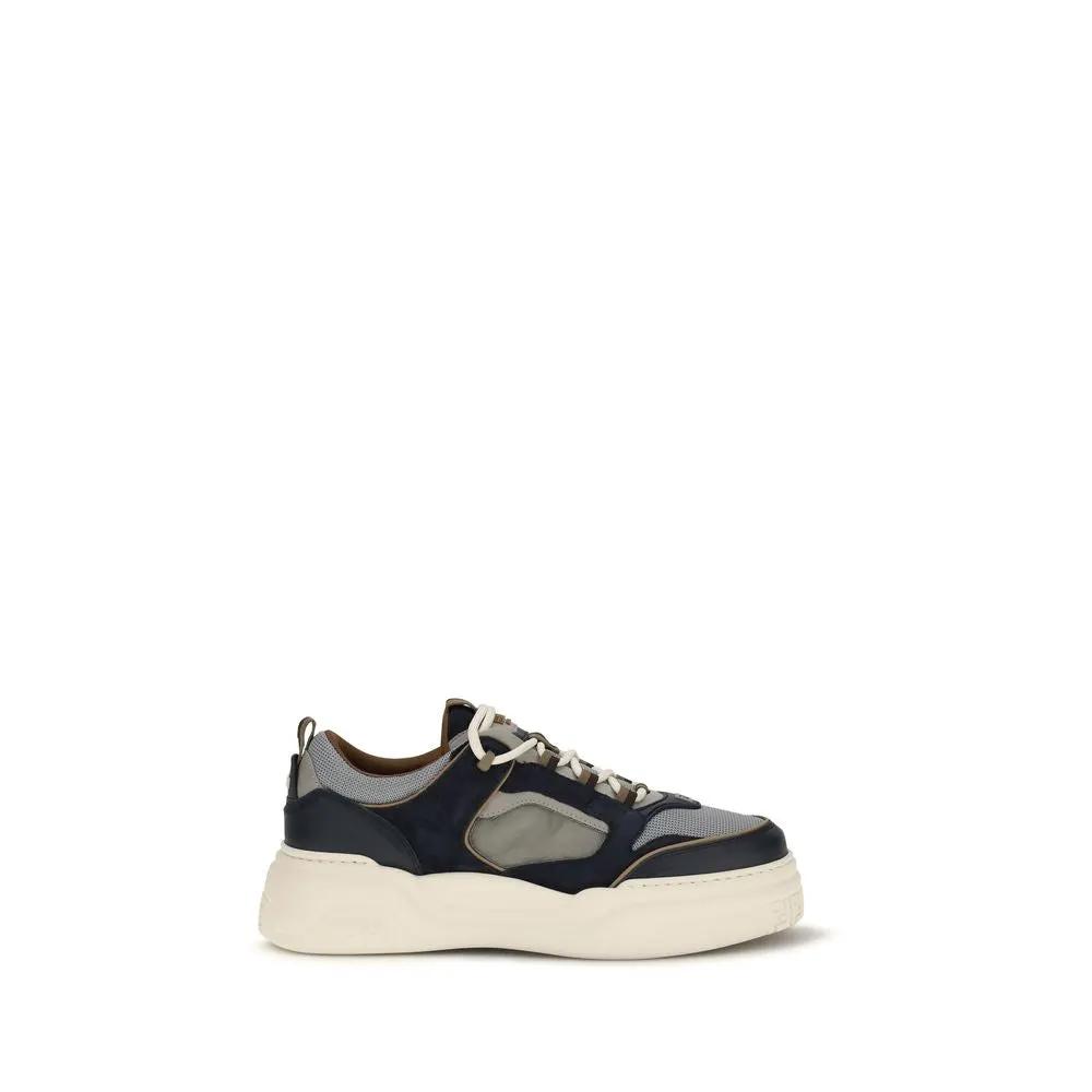 Fendi Sample Sale | Fendi Multicolor Calf Leather Bos Taurus Athletic Sneakers - | Designer outlet