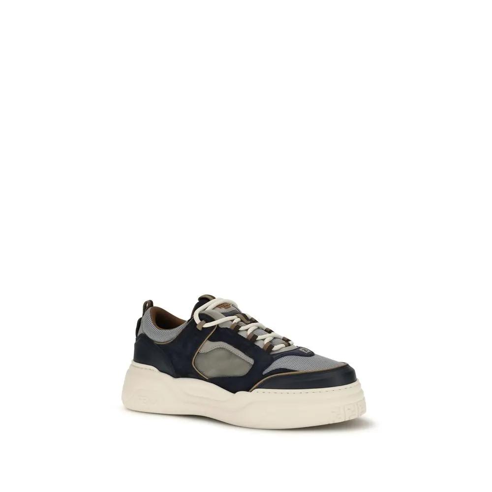 Fendi Sample Sale | Fendi Multicolor Calf Leather Bos Taurus Athletic Sneakers - | Designer outlet