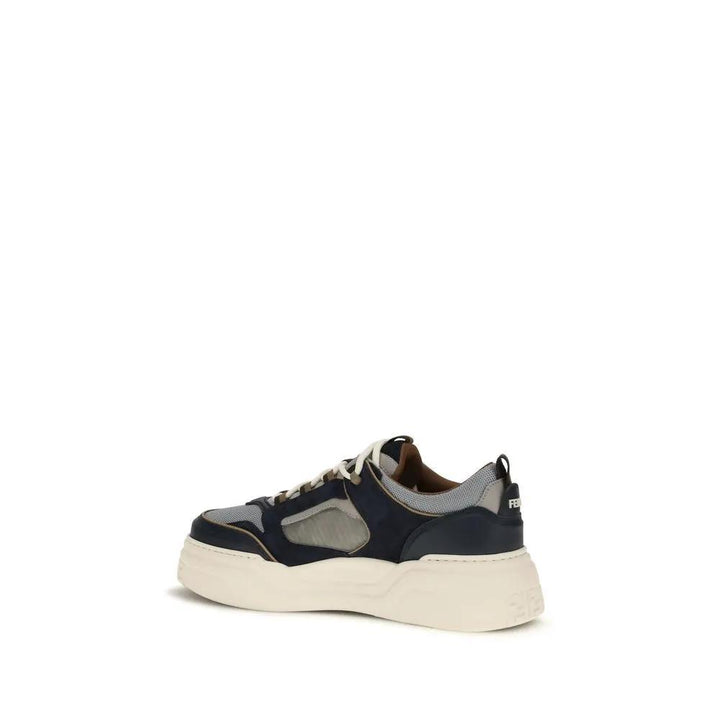 Fendi Sample Sale | Fendi Multicolor Calf Leather Bos Taurus Athletic Sneakers - | Designer outlet