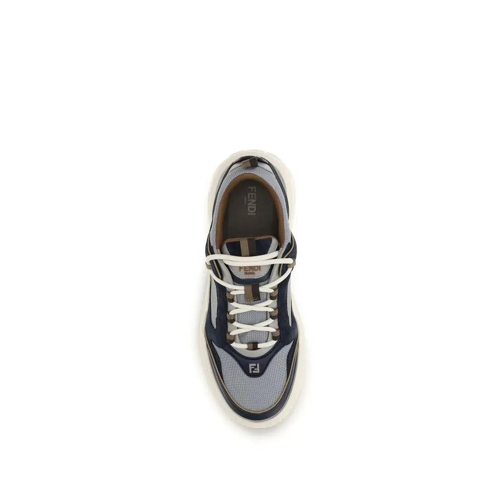 Fendi Sample Sale | Fendi Multicolor Calf Leather Bos Taurus Athletic Sneakers - | Designer outlet