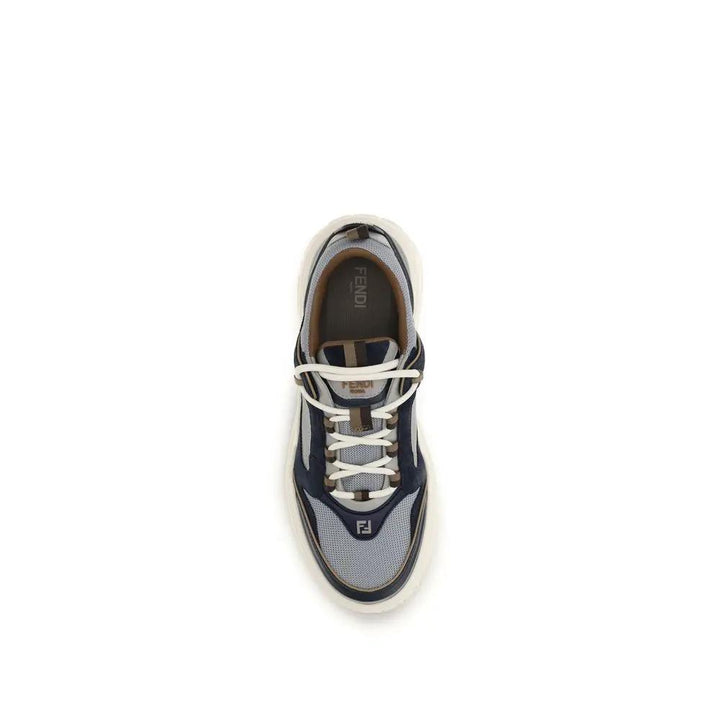 Fendi Sample Sale | Fendi Multicolor Calf Leather Bos Taurus Athletic Sneakers - | Designer outlet