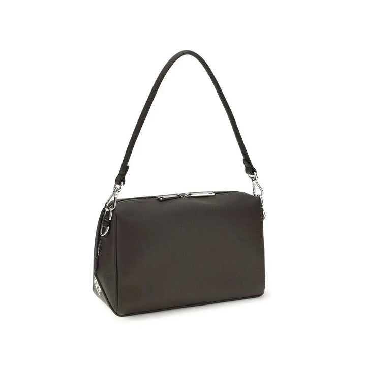 Fendi Sample Sale | Fendi Brown Calf Leather Bos Taurus Shoulder Bag - | Designer outlet
