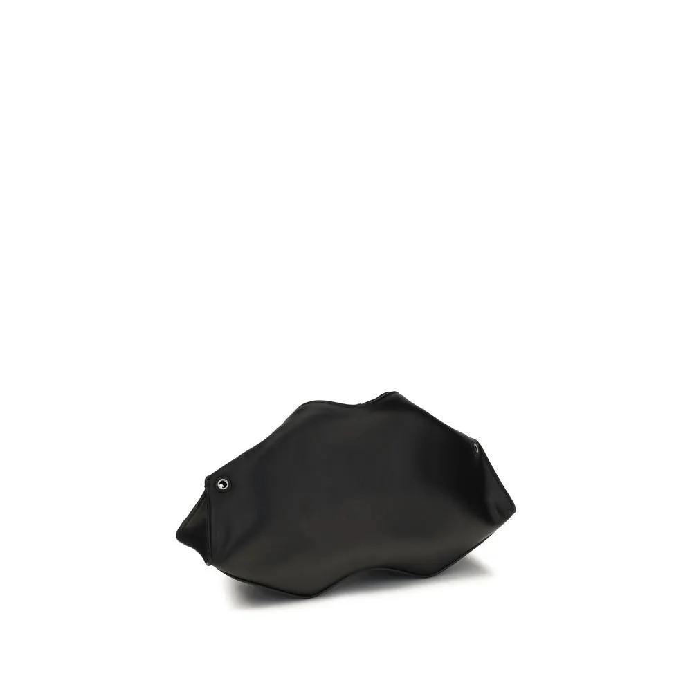 Alexander McQueen Sample Sale | Alexander McQueen Black Calf Leather Bos Taurus Clutch Bag - | Designer outlet