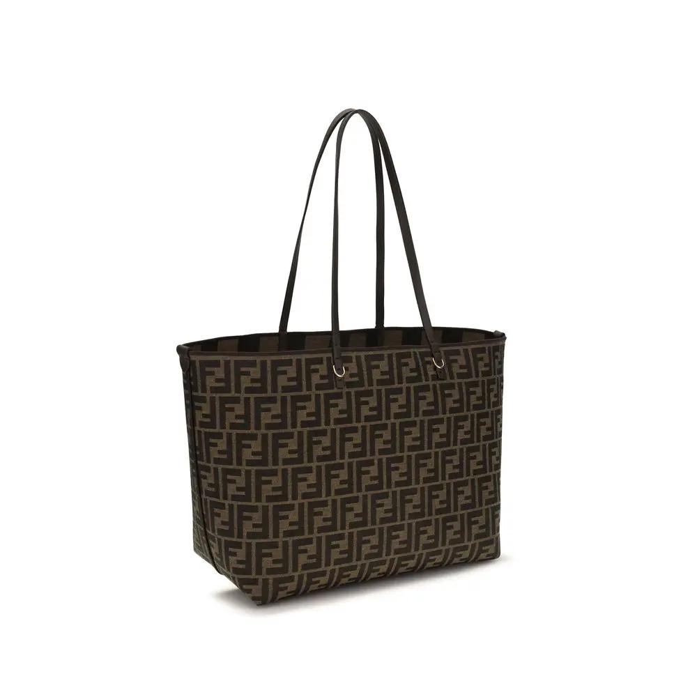 Fendi Sample Sale | Fendi Brown Fabric Shoulder Bag - | Designer outlet