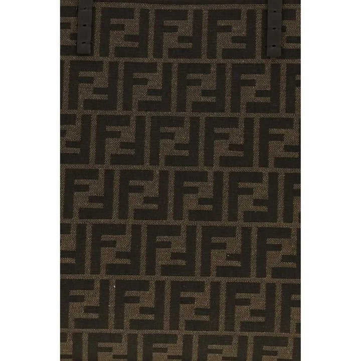 Fendi Sample Sale | Fendi Brown Fabric Shoulder Bag - | Designer outlet