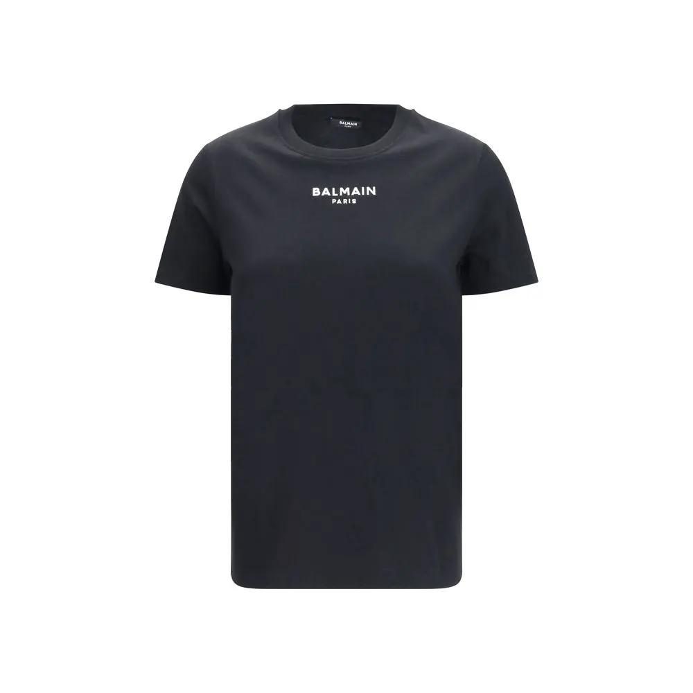Balmain Sample Sale | Balmain Black Cotton T-Shirt - | Designer outlet