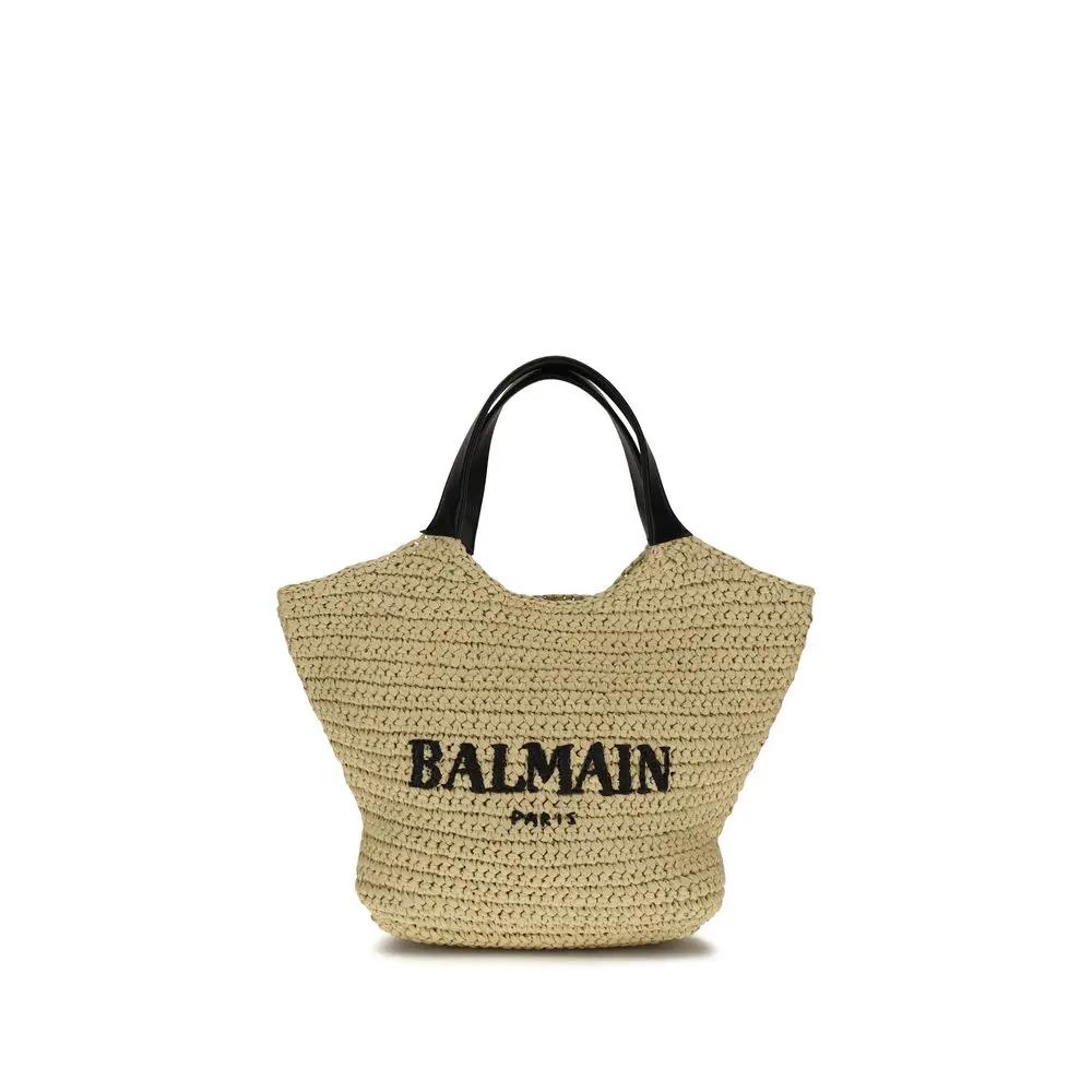Balmain Sample Sale | Balmain Beige Viscose Shoulder Bag - | Designer outlet