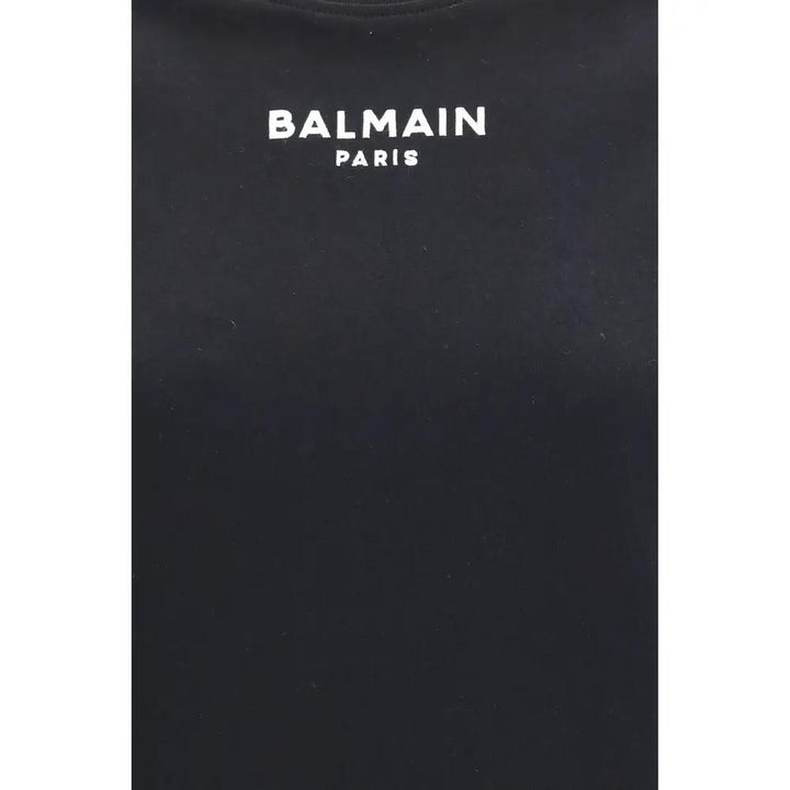 Balmain Sample Sale | Balmain Black Cotton T-Shirt - | Designer outlet