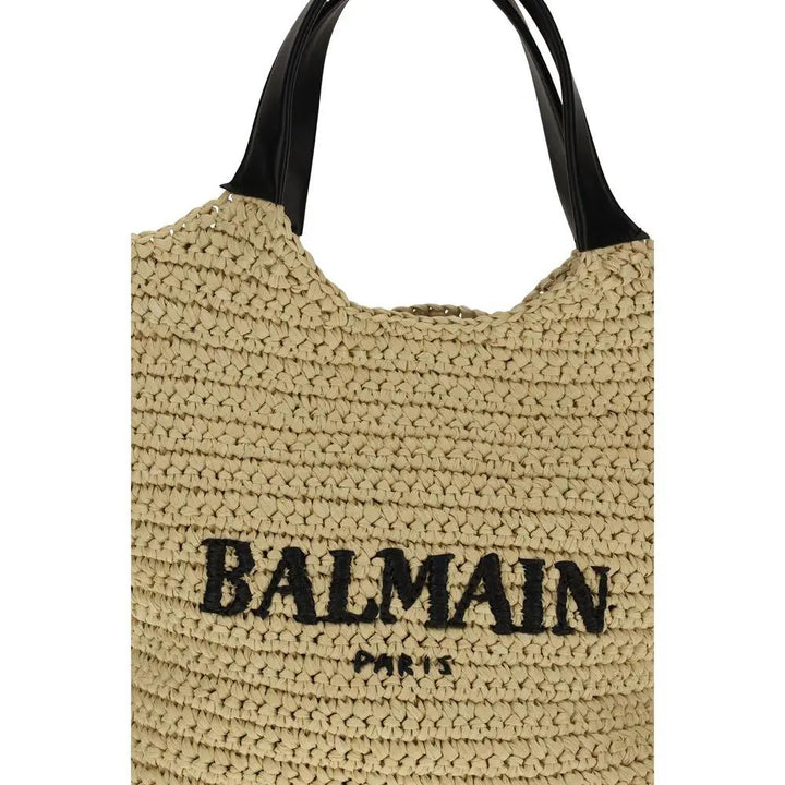 Balmain Sample Sale | Balmain Beige Viscose Shoulder Bag - | Designer outlet