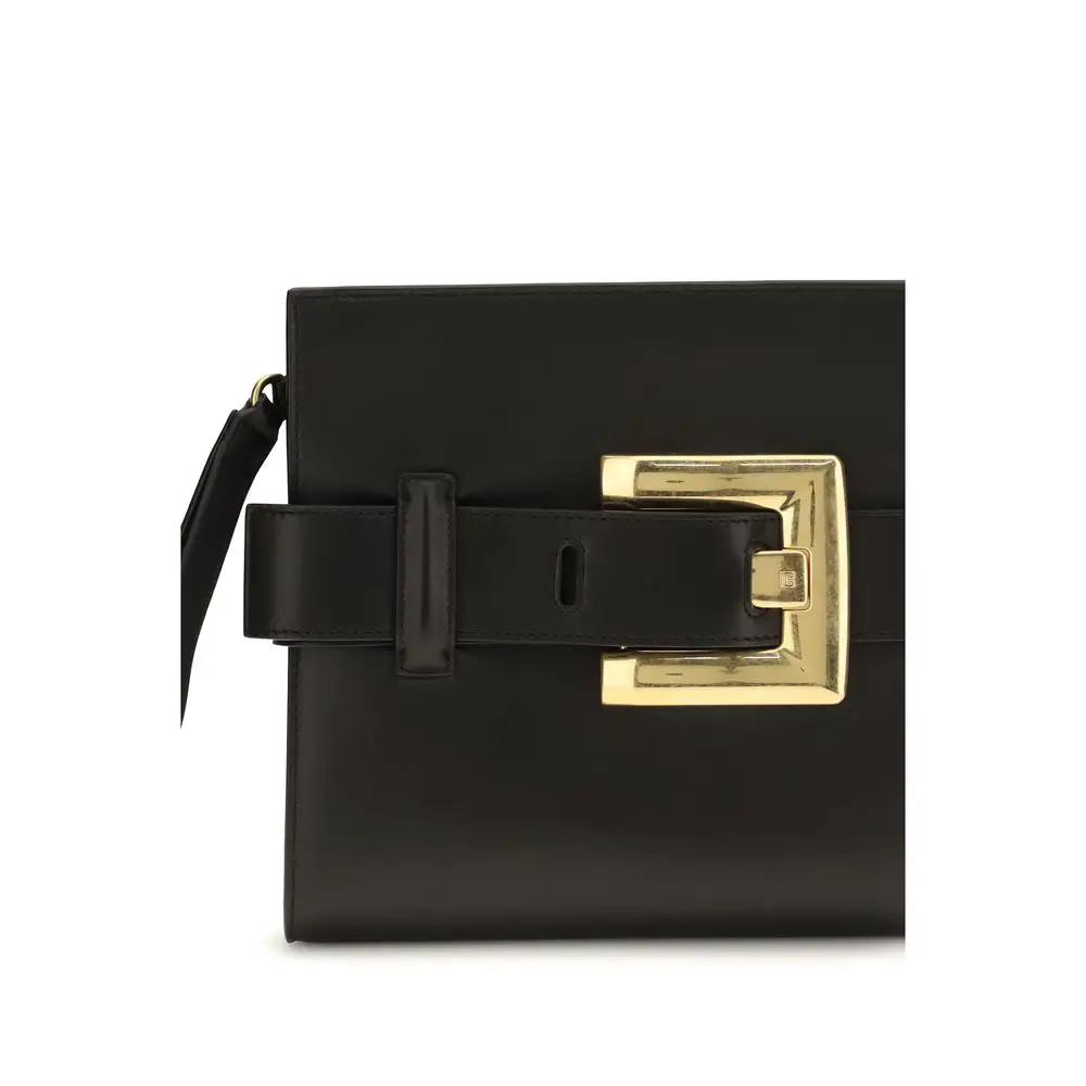 Balmain Sample Sale | Balmain Black Lamb Ovis Aries Aries Shoulder Bag - | Designer outlet