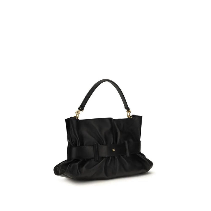 Balmain Sample Sale | Balmain Black Calf Leather Bos Taurus Shoulder Bag - | Designer outlet