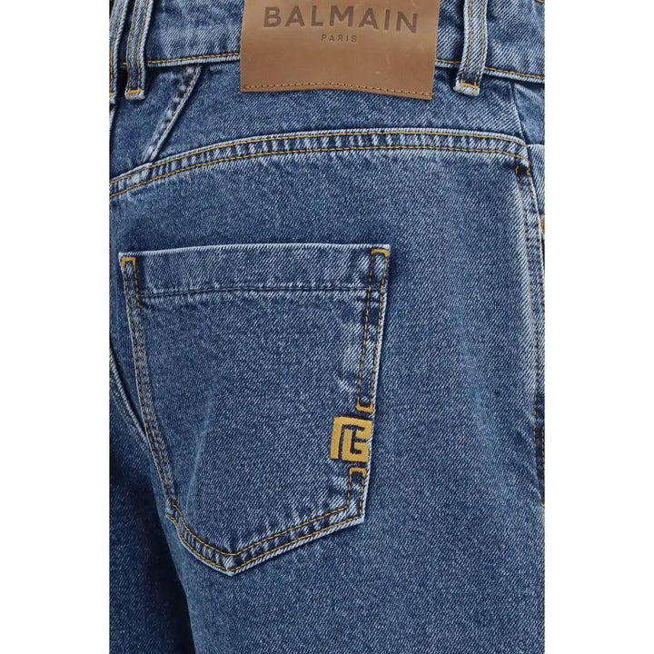 Balmain Sample Sale | Balmain Blue Cotton Jeans Denim - | Designer outlet