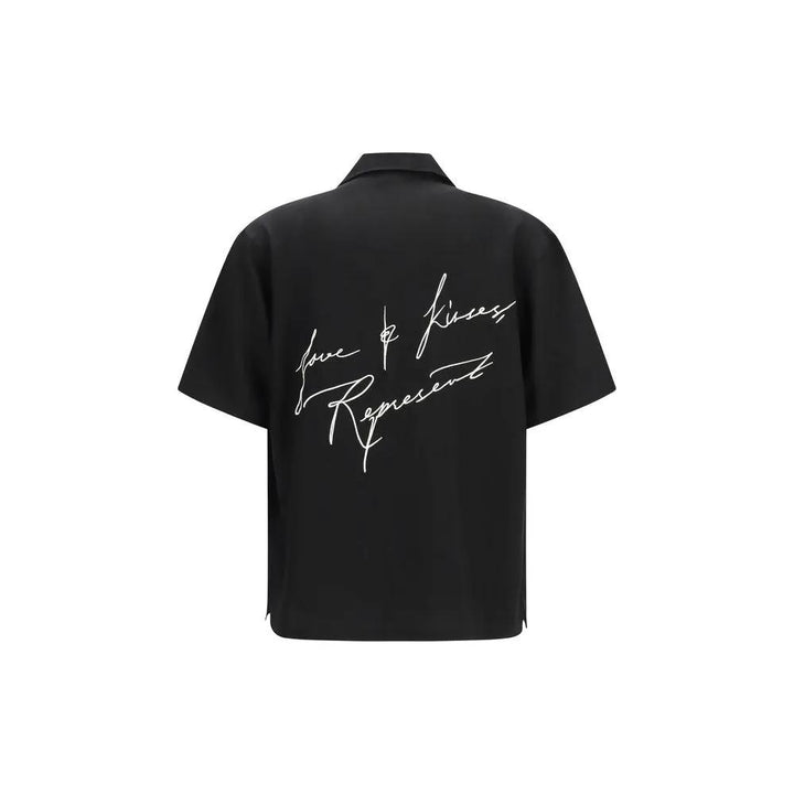 Represent Sample Sale | Represent Black Lyocell Pattern Shirt - | Designer outlet