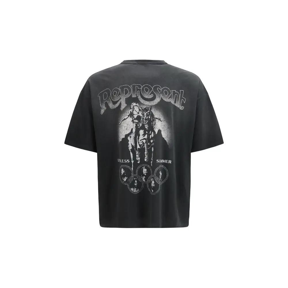Represent Sample Sale | Represent Gray Cotton T-Shirt - | Designer outlet