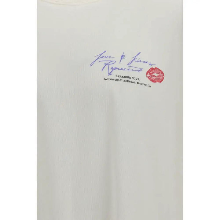Represent White Cotton T-Shirt