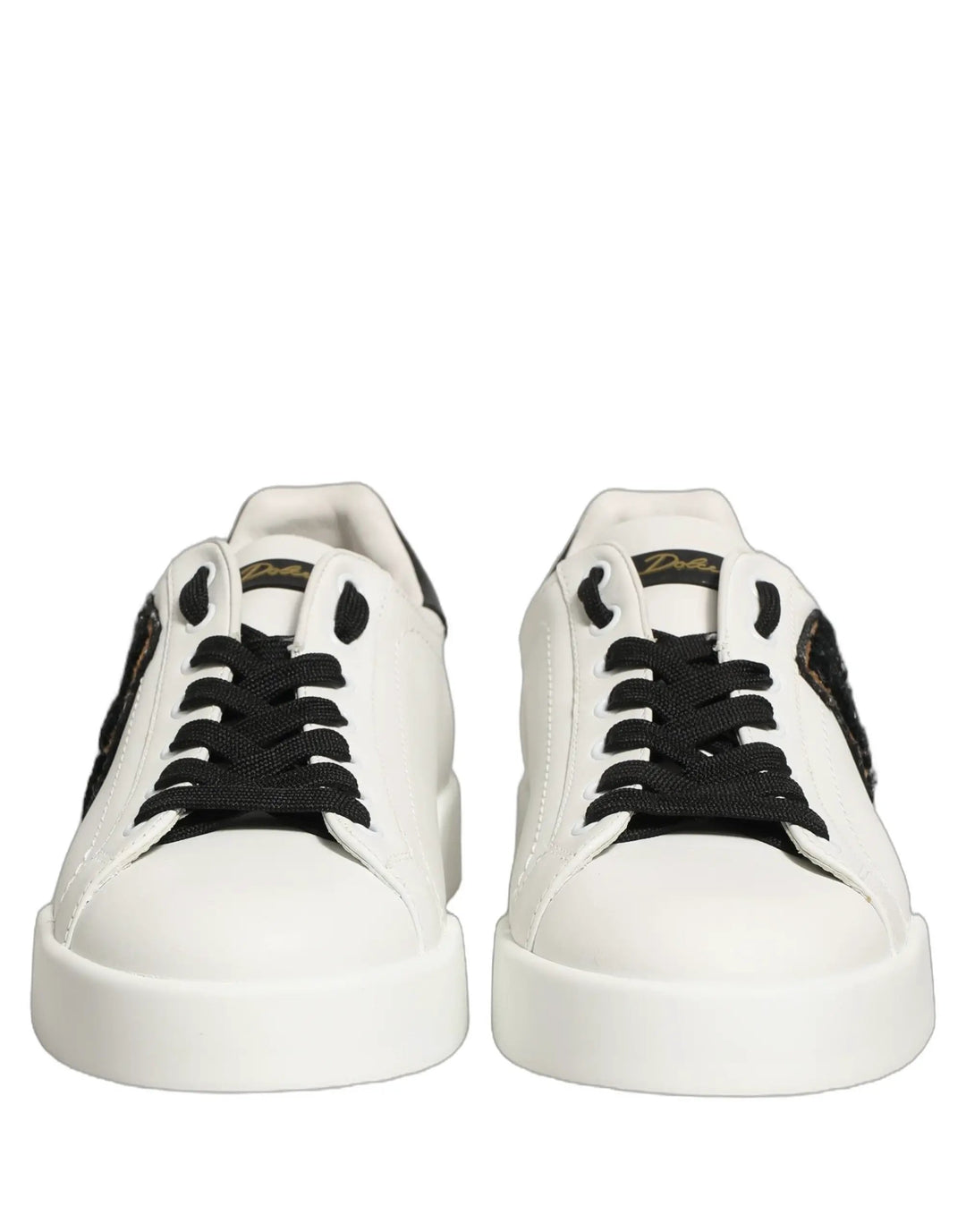 Dolce &amp; Gabbana Sample Sale | Dolce &amp; Gabbana White Leather DG Logo Low Top Sneakers Shoes - | Designer outlet