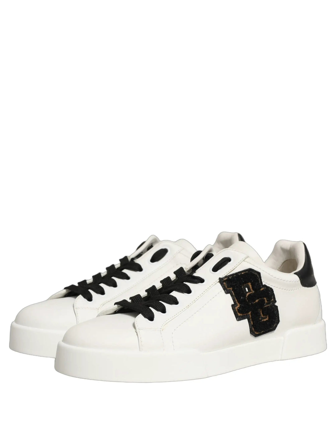 Dolce &amp; Gabbana Sample Sale | Dolce &amp; Gabbana White Leather DG Logo Low Top Sneakers Shoes - | Designer outlet
