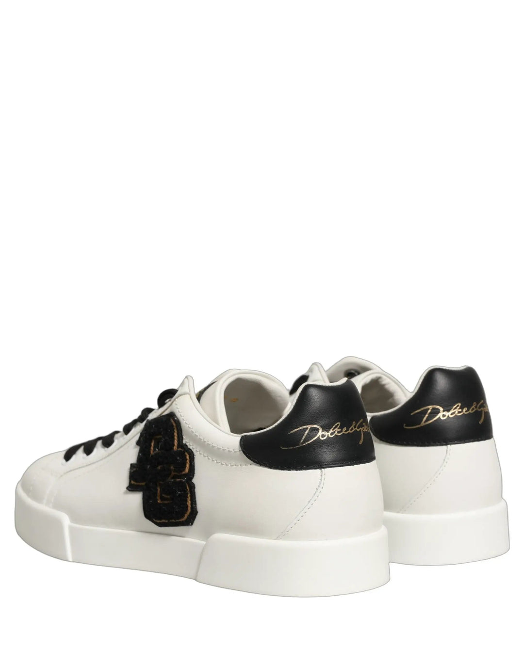 Dolce &amp; Gabbana Sample Sale | Dolce &amp; Gabbana White Leather DG Logo Low Top Sneakers Shoes - | Designer outlet