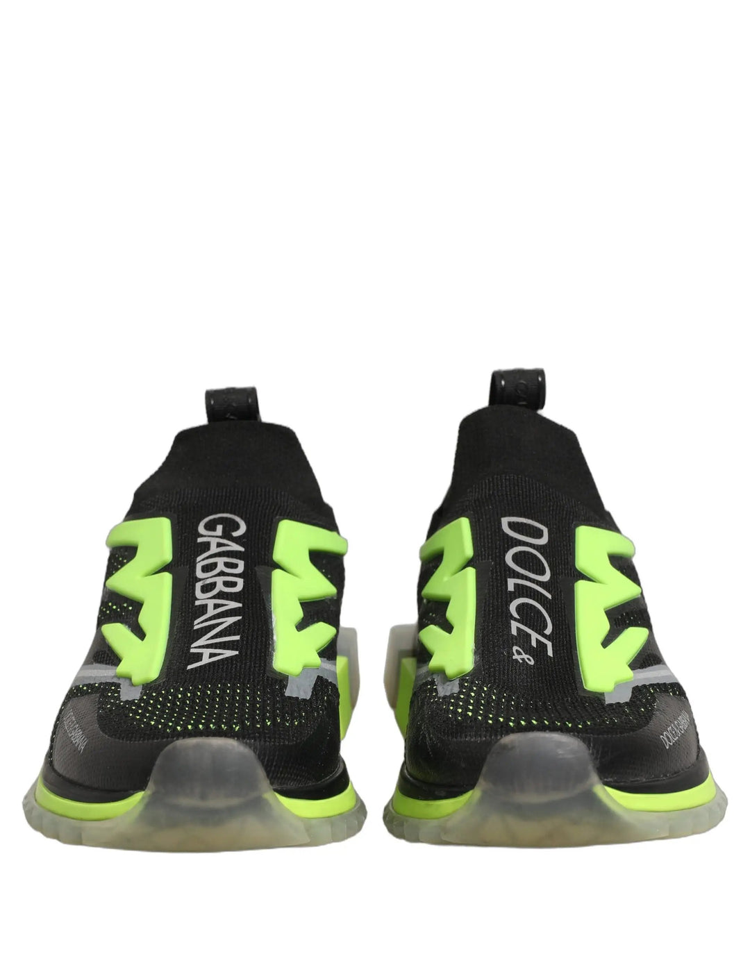 Dolce &amp; Gabbana Sample Sale | Dolce &amp; Gabbana Black Green Sorrento Low Top Sneakers Shoes - | Designer outlet