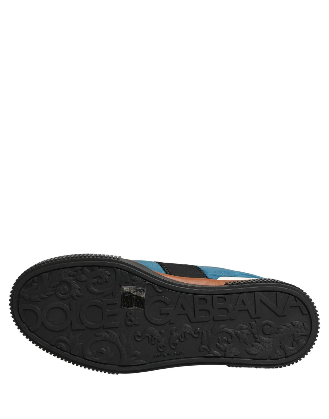Dolce &amp; Gabbana Sample Sale | Dolce &amp; Gabbana Multicolor Leather MIAMI Low Top Men Sneakers Shoes - | Designer outlet