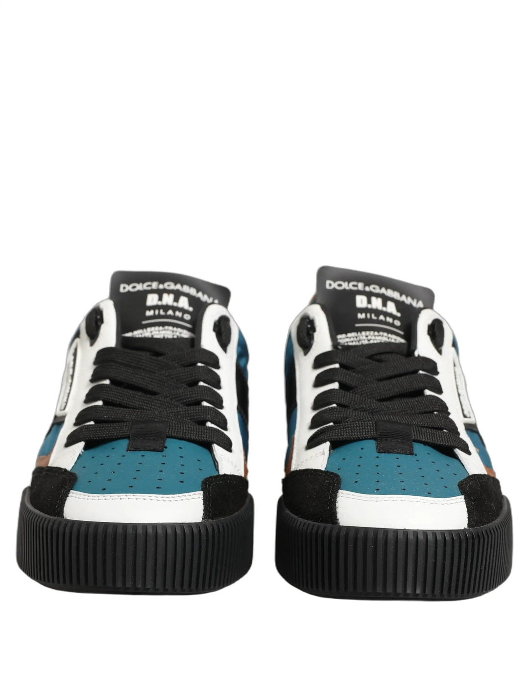 Dolce &amp; Gabbana Sample Sale | Dolce &amp; Gabbana Multicolor Leather MIAMI Low Top Men Sneakers Shoes - | Designer outlet