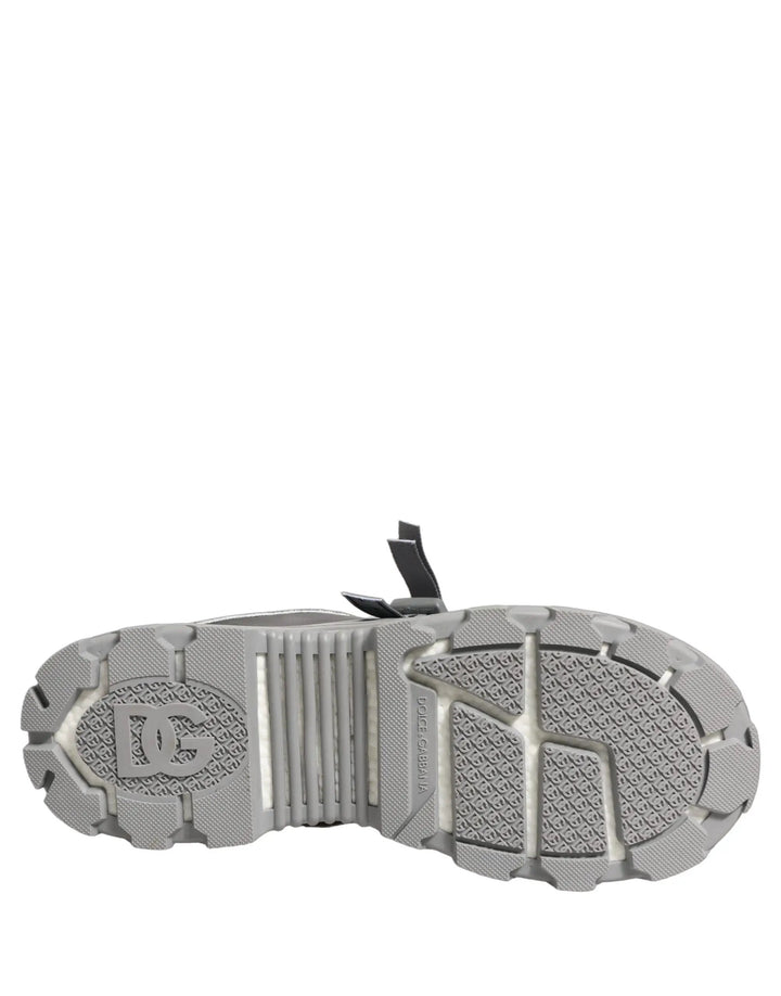 Dolce &amp; Gabbana Sample Sale | Dolce &amp; Gabbana Gray Airmaster Panelled Low Top Men Sneakers Shoes - | Designer outlet