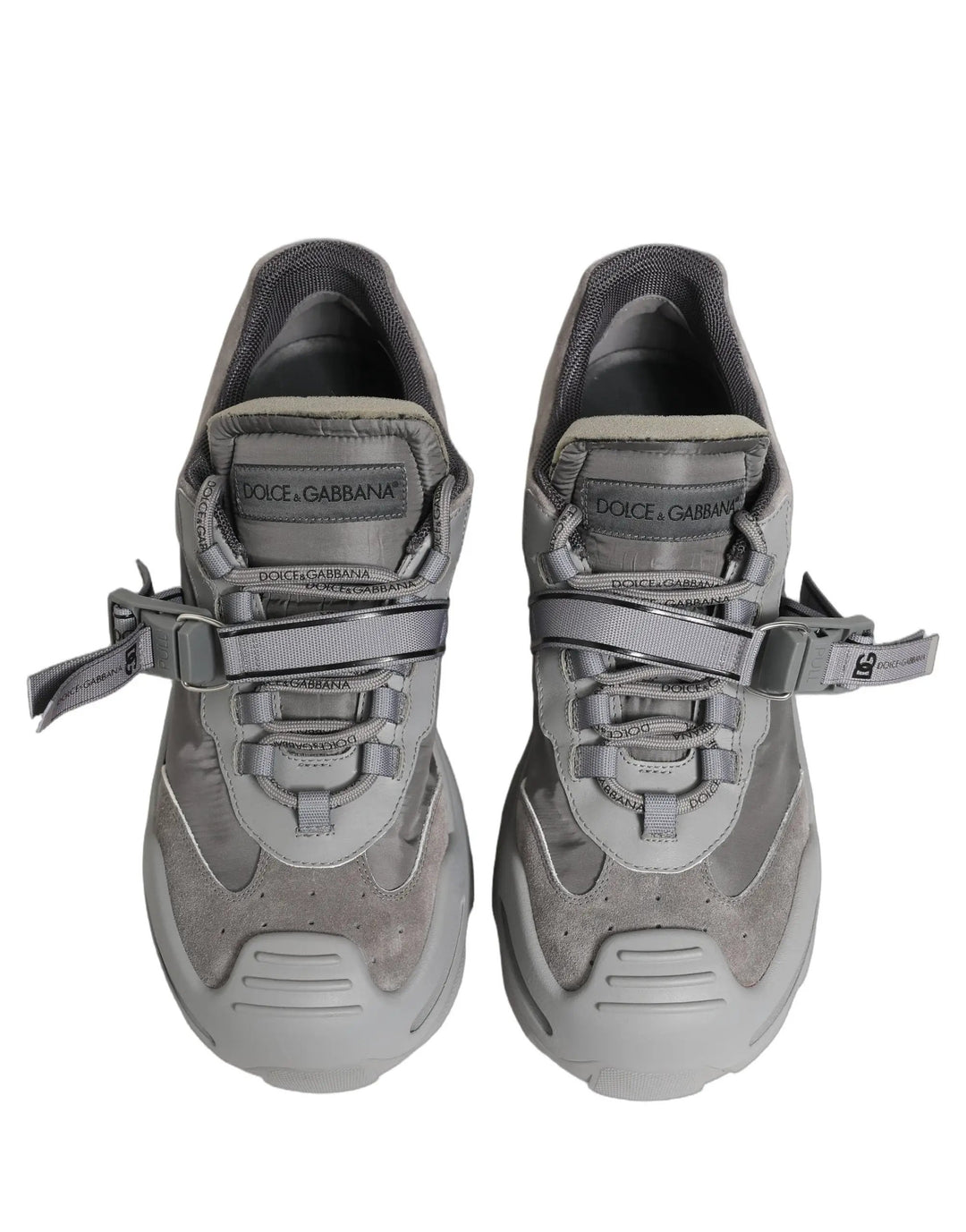 Dolce &amp; Gabbana Sample Sale | Dolce &amp; Gabbana Gray Airmaster Panelled Low Top Men Sneakers Shoes - | Designer outlet