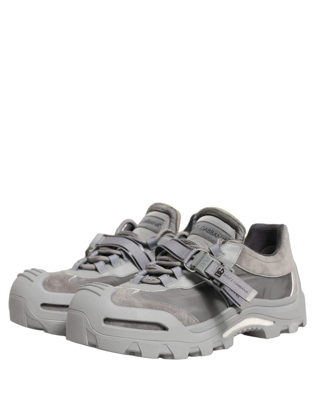 Dolce &amp; Gabbana Sample Sale | Dolce &amp; Gabbana Gray Airmaster Panelled Low Top Men Sneakers Shoes - | Designer outlet
