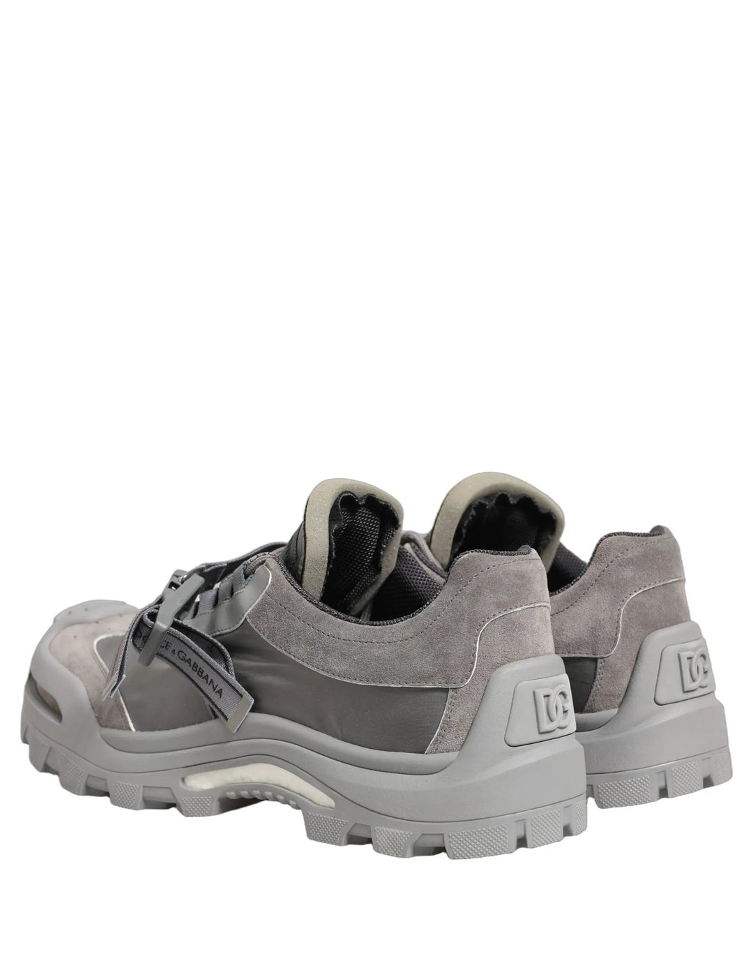 Dolce &amp; Gabbana Sample Sale | Dolce &amp; Gabbana Gray Airmaster Panelled Low Top Men Sneakers Shoes - | Designer outlet