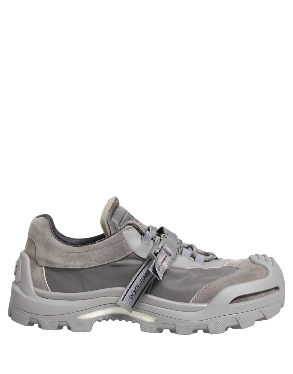 Dolce & Gabbana Sample Sale | Dolce & Gabbana Gray Airmaster Panelled Low Top Men Sneakers Shoes - | Designer outlet