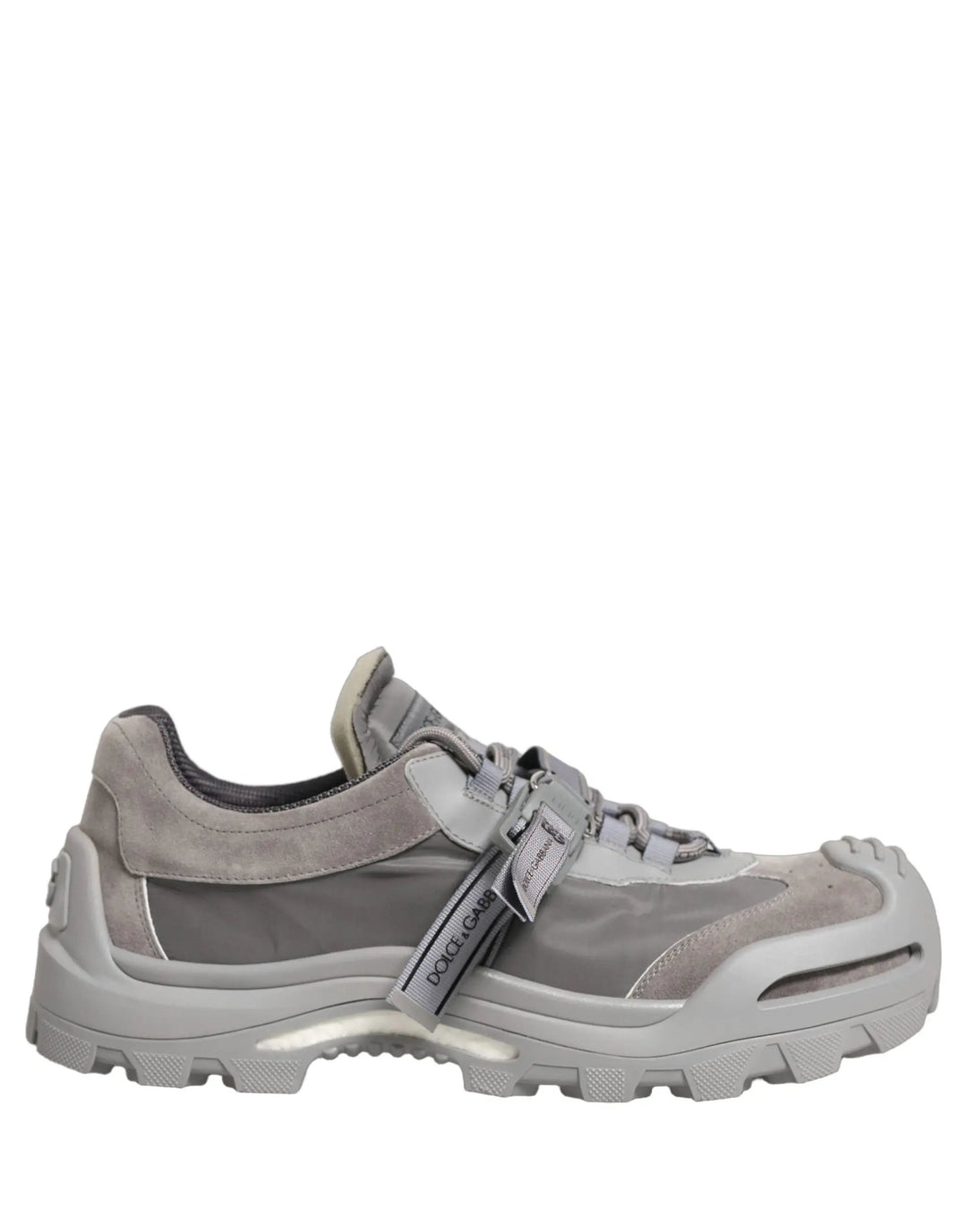 Dolce &amp; Gabbana Sample Sale | Dolce &amp; Gabbana Gray Airmaster Panelled Low Top Men Sneakers Shoes - | Designer outlet